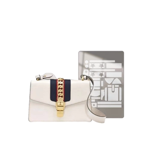 适用古驰Gucci sylvie塞尔维亚包包五金保护膜防磨损配件透明贴膜