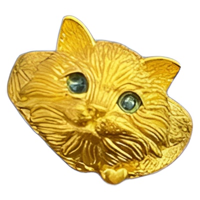 布偶猫伦敦蓝托帕石戒指