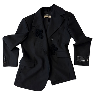 NBB无龄感重工手工针织片西装