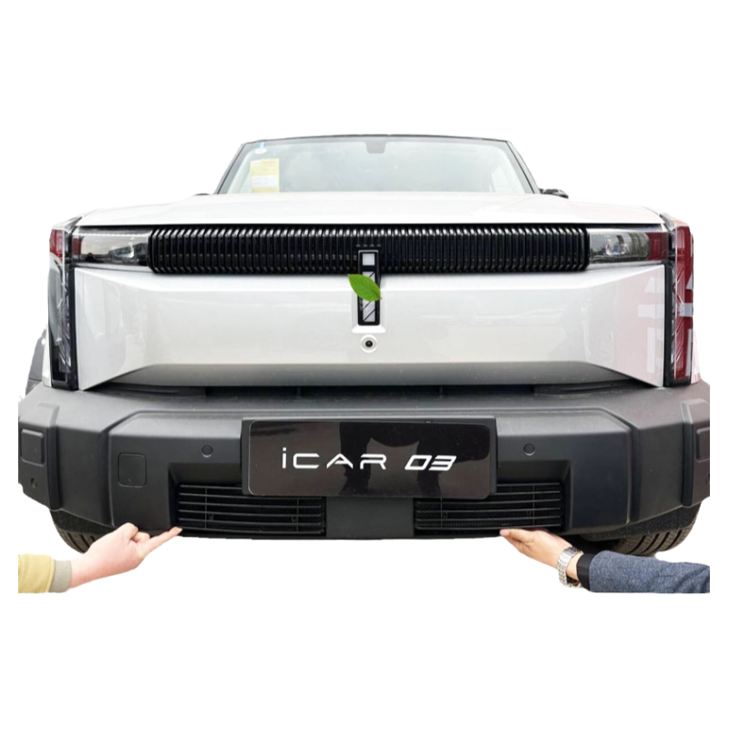 奇瑞icar03中网外观改装防虫网