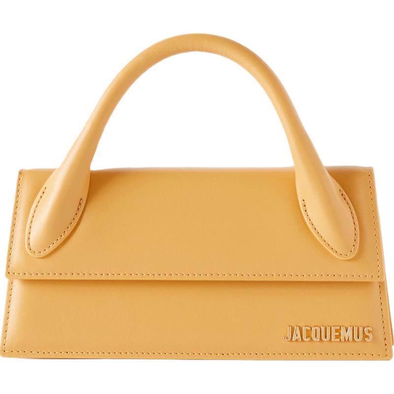 【礼物】Jacquemus 女士黄色皮革手提包