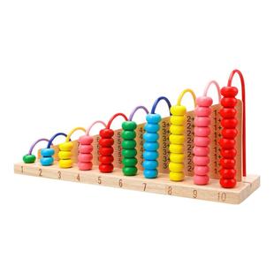 幼儿园早教启蒙珠算计算盘绕珠架数学算棒算术儿童早教玩具小学生