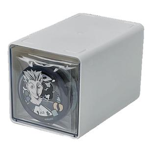 吧唧抽拉式收纳盒抽屉式谷子周边大容量桌面分格多功能整理盒透明