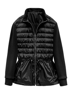 秋冬新款连帽大码修身轻薄羽绒服