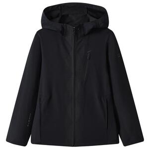 FILA KIDS斐乐童装男大童外套2024春季新款儿童运动梭织连帽上衣