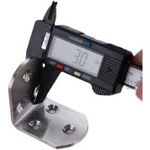 【5只价】加厚不锈钢角连接件90度直角平面角码三角固定件层板托