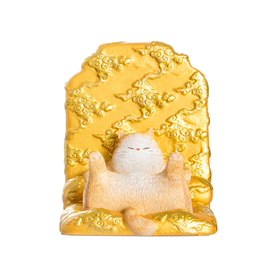 宫廷宝贝故宫文创龙椅猫手机座桌面摆件生日礼物送朋友闺蜜