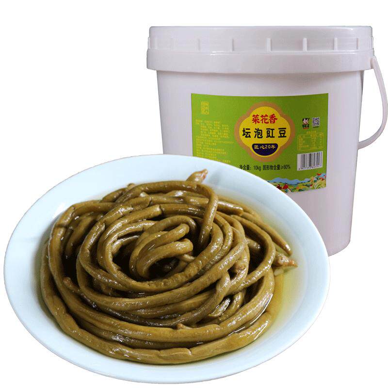 菜花香坛泡豇豆眉山特产餐饮商用
