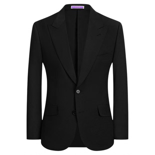 【可机洗高弹抗皱】PYFZ羊毛西装套装商务正装新郎结婚婚礼西服男