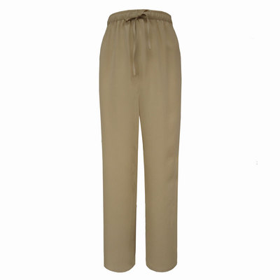 正品夏季妈妈真丝裤子桑蚕丝长裤女大码奶奶九分裤中老年人女裤新