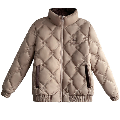 啄木鸟羽绒棉服棉衣女冬装2023年中年妈妈轻薄小棉袄短款加绒外套