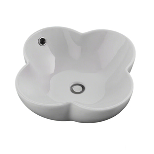 箭牌ARROW台上四叶草洗手洗脸盆 浴室百搭易洁陶瓷洗漱加深艺术盆