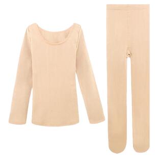 儿童舞蹈服打底衣薄款长袖衣服芭蕾舞上衣女童专用打底衫白色肉色