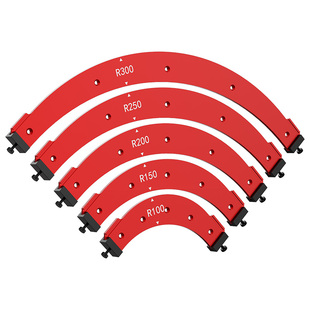 博翰木工内外圆弧模具R100-R300衣柜转角内圆修边机弧形修边模具