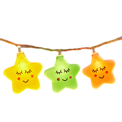 生日场景布置氛围灯摆摊串灯户外