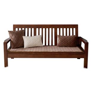 天鹅绒红木实木沙发坐垫加厚海绵保暖秋冬木质家具罗汉床垫子定制