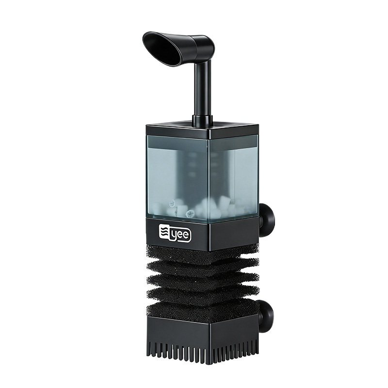 yee水妖精过滤器净水循环三合一静音氧气泵小型鱼缸过滤器反气举