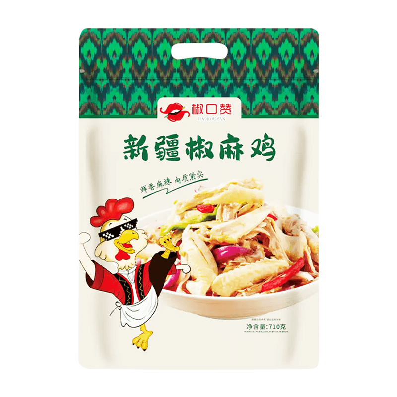 椒口赞新疆椒麻鸡熟食爽口710g
