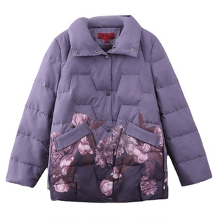 依佈2025冬装新款洋气妈妈装羽绒服中老年人保暖外套宽松大码上衣