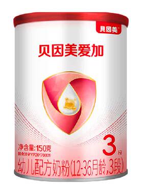 贝因美3段婴幼儿牛奶粉150g×1罐