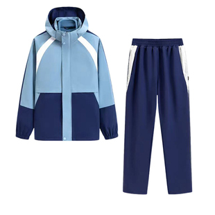 圳博士赣州校服中小学生夏秋款教育局统一标准冬装冲锋衣加绒新款