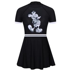 be范德安连体裙式泳衣女士青少年