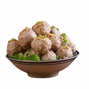 潮汕手打牛肉丸牛筋丸虾丸墨鱼丸纯手工无添加火锅食材4斤装组合
