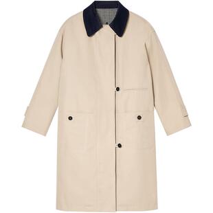 SALT.P可颜翻领风衣羽绒服外套可拆鸭绒内胆2025冬新款AC35580190