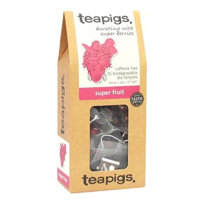 茶猪猪超级花果茶50袋装无咖啡因