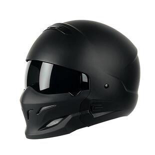 摩托车蝎子复古巡航机车全盔男女四季战士头盔组合盔街车骑行跑盔