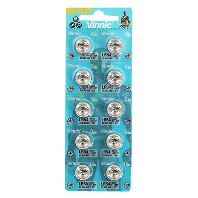 vinnic松柏儿童发声lr54纽扣电池