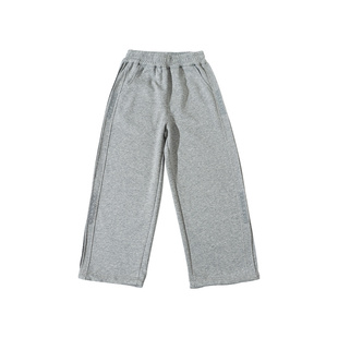 男童加绒裤子一体绒秋冬款2025新款男宝春秋休闲裤卫裤儿童运动裤