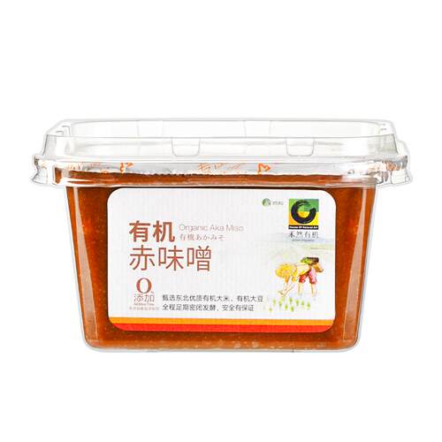 欣和禾然有机赤味噌300g恒温自然发酵米香日式味噌酱家用盒装调味