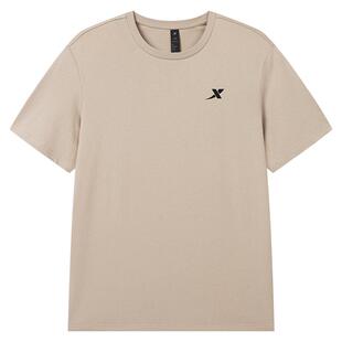 特步短袖T恤男夏季新款透气半袖纯棉运动体恤官方正品休闲上衣男