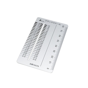 日本进口亲和shinwa测缝尺缝隙检测规不锈钢间隙尺卡片型裂缝检测