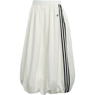 adidas阿迪达斯三叶草秋季女子运动休闲半身裙KE3441