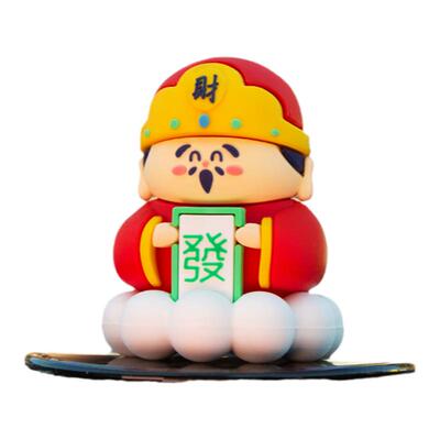 财神爷车内饰品摆件2024新款高档汽车中控台摆件男女创意车载摆件