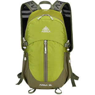 阿泽拉户外登山包大容量旅行背包多功能轻量化运动水袋双肩包25L