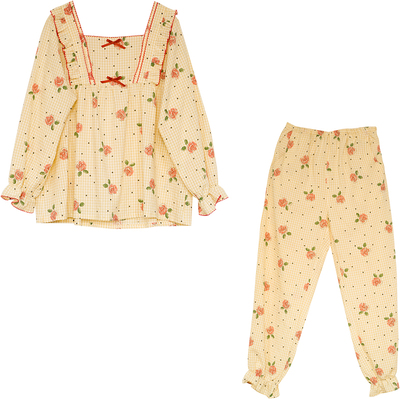 bananagirl女士春秋甜美睡衣