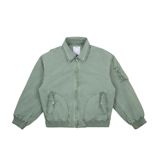 化学制品 落色中古感MA-2飞行棉夹克 J4_GRN/BLK_MA-2JACKET