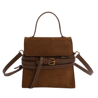 复古麂皮包女2025新款小众设计