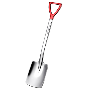 小铁锹勺子304不锈钢创意甜品勺网红挖雪糕吃西瓜调羹刮水果勺铲