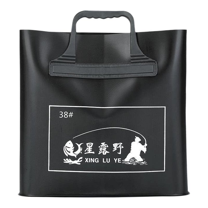 新款活鱼桶折叠可手提加厚鱼竿包