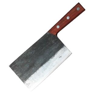 弹簧钢菜刀斩骨刀手工锻打砍骨剁鸡鸭烧腊专用斩切两用开刃商用