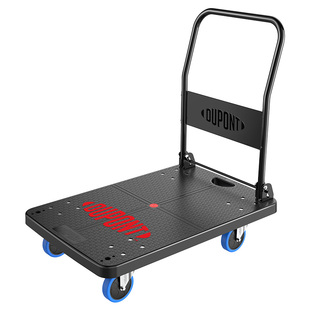 杜邦手推车拖车加厚平板车便携折叠搬运小推车拉货车购物买菜车