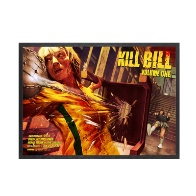 杀死比尔海报KillBill插画装饰画经典电影挂画艺术墙贴