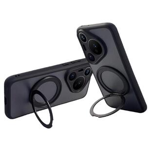 适用于华为pura70手机壳新款p70pro+保护套磁吸带支架一体p60防摔p70 ultra全包气囊软2025后盖男士pro外壳