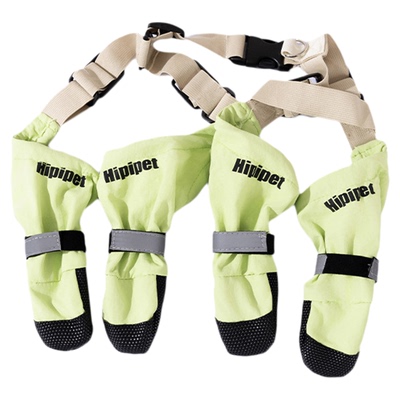 狗狗鞋子软底不掉脚鞋套冬季防水防脏比熊边牧大型犬四脚全包脚套