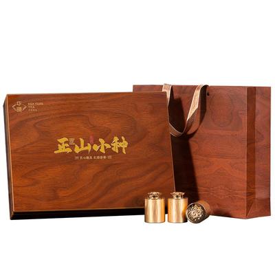 华源正山小种木纹小金罐礼盒装