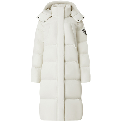 坦博尔休闲可脱卸帽长款羽绒服